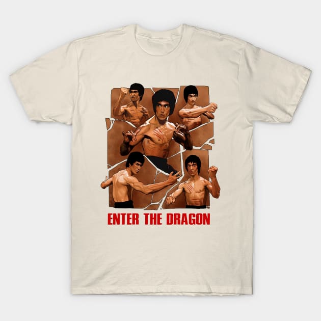 Enter The Dragon T-Shirt by Radenpatah